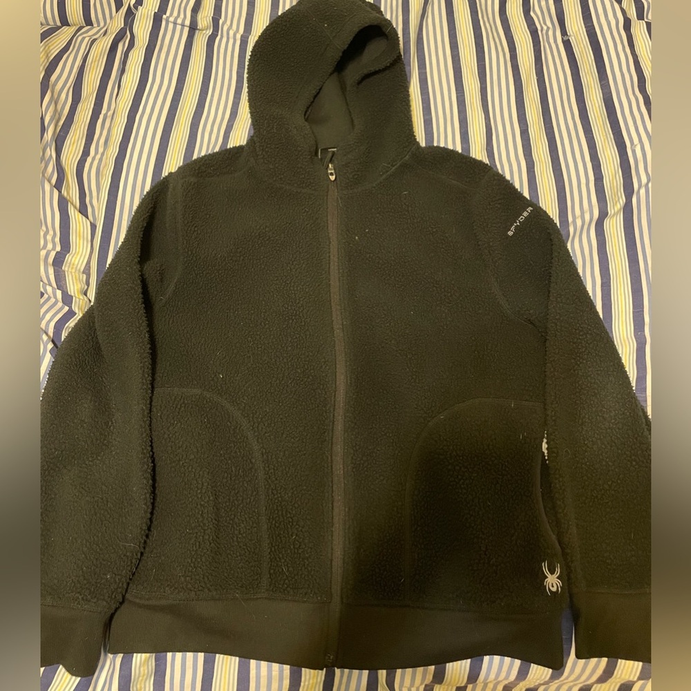 Mens Spyder XL Warm Furry Jacket